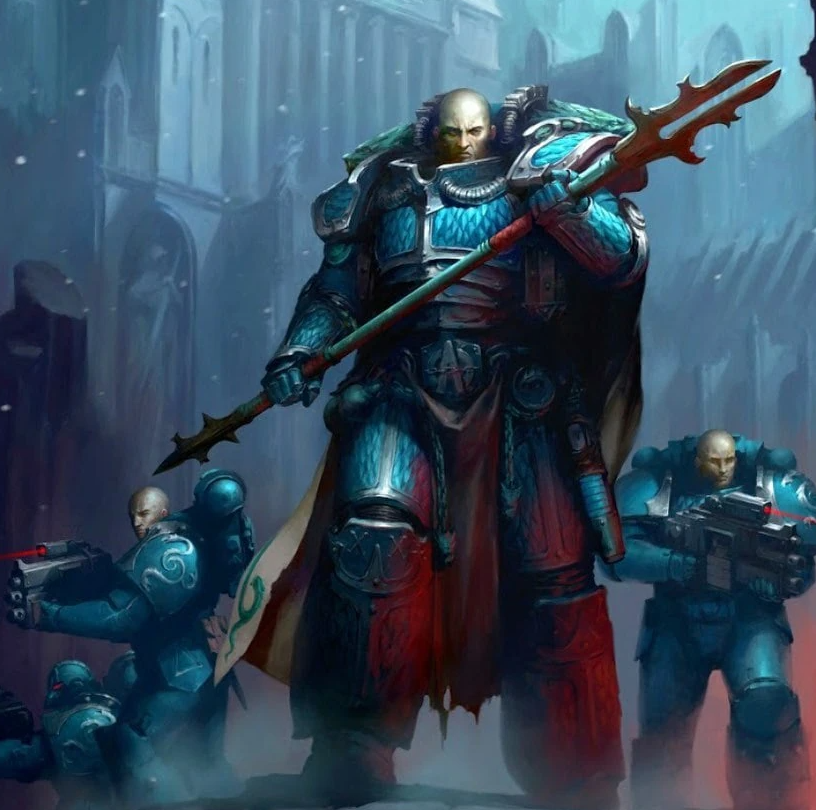 Primarch Alpharius Omegon scene